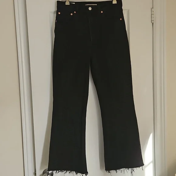 High Rise Black Jeans - Picture 3 of 8